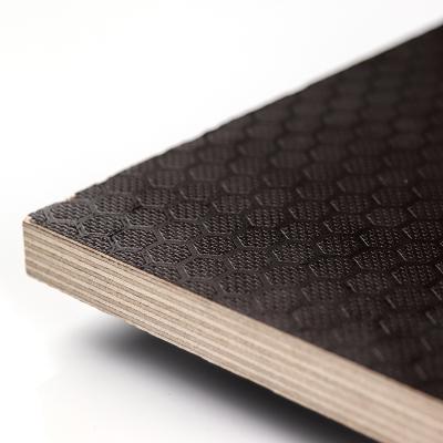 China Modern High Quality 18mm1220*2440 Brown Anti-Slip Film Faced Chanta Plywood for sale