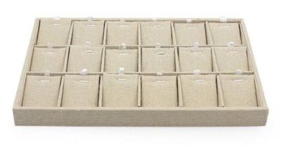 China Manmade Jewelry Organizer Trays 35*25*2.5cm Dimension Customized Compartment Trays for sale