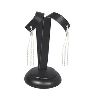 China Custom Earring Display Holder Shop Showcase Window Displays With Round Basement for sale