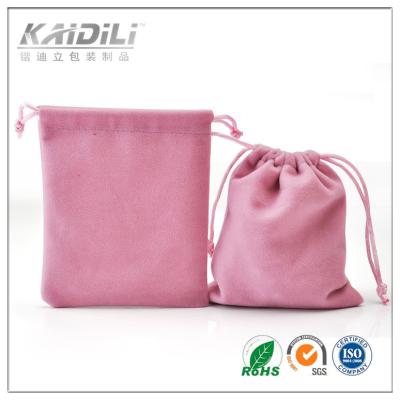 Cina Materiale riciclabile del cordone del sacchetto rosa adorabile dei gioielli per il regalo Storaging in vendita