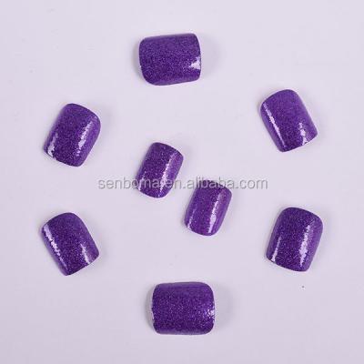 China DIY Nail Art Senboma Mulberry Sleek Fake Press On Nails For Highlighting Bar Makeup for sale