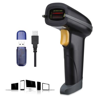 China Blue Tooth 2.4G Handheld CCD 1D Barcode Scanner USB Wired and Wireless A4 Reader Automatic Induction Barcode Transmission Sensor for sale