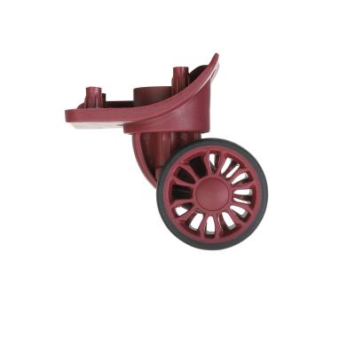 China JL6069 Plastic Luggage Wheel Rolls Luggage Accessories Universal Wheel Boarding Aircraft Box Silent Caster Wheels Luggage Room Luggage for sale