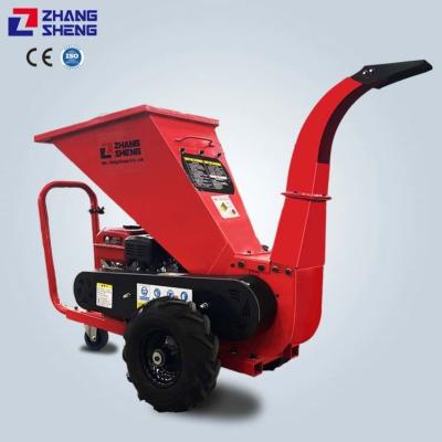 China Factory Two Years Warranty Home 13hp 20hp Gasoline Portable Wood Shredder Forestry Machinery Small Wood Chipper for sale