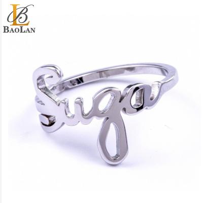 China Hot Sale Cute Design Stainless Steel New High Quality Men's Women's Hope Love Sugar Cut Gift Customize Cute for sale