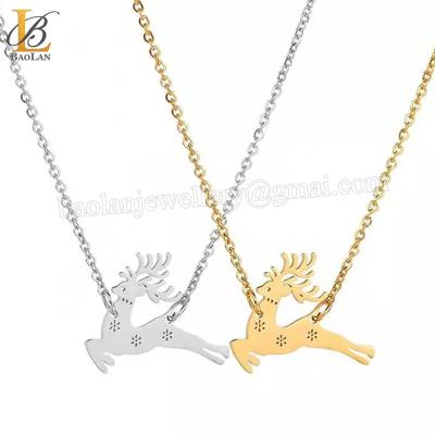 China Dear Christmas Fashionable Shaped Jewelry Stainless Steel Jewelry High Quality Design Your Own Shape BAOLAN JEWELRY good in stock for sale