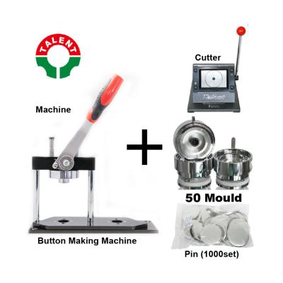 China Newest Hot Selling Style High Quality Round Form 50mm Manual Button Making Machine Button Maker Kit for sale