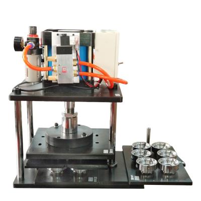 China Pneumatic Hotels Badge Button Pin Making Machine Size 72x42x60cm Metal Pin Badge Button Magnet Making Machine for sale