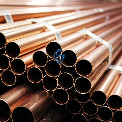 China Water Tube B68 C12200-O60-S 99.90% Seamless 15mm Bright Copper Tube Pipe Tube for sale