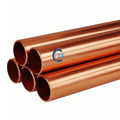 China Pure copper water tube C11000/T2/C1100/Cu-ETP refrigerator pipe for air condition for sale