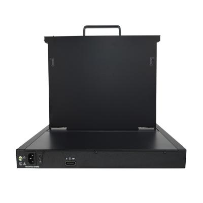 China Single Slide 1U 17.3 in. Rackmount Widescreen Hdmi Lcd Rackmount Monitor for sale