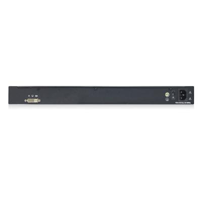 China 2021 New Single Slide Switch 1U Thumb DVI Support Rack KVM Rack Mount 17 KVM Console 1 Port LCD KVM Switch for sale