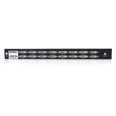 China One Console Controls 16 DVI Computers 16 Port Dvi Kvm Switch1920X1080 Factory Made Kvm Rackmount Switches for sale