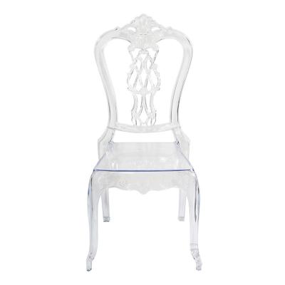 China Modern Hot Selling Plastic Banquet Chair Resin Wedding Party Hotel Crystal Folding Chair for sale