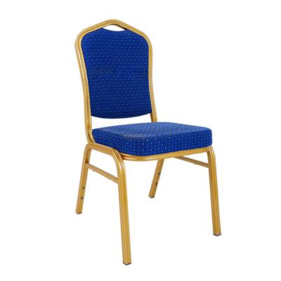 China Modern Wedding Stacking Rose Gold Stainless Steel Chair For Luxury Hotel Banquet for sale