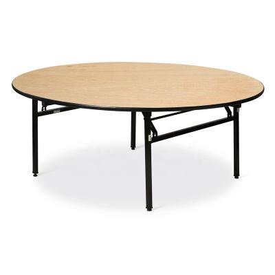 China Modern 72 Inch Banquet Restaurant Hotel Round Folding Table for sale