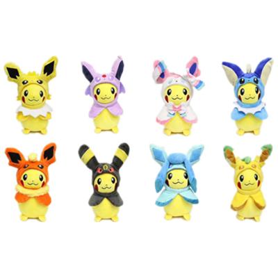 China New Cute Cute Explosive Plush Toy Eevee Pikachu Plush Doll Toy Eevee Plush Toy Pokemon Doll for sale