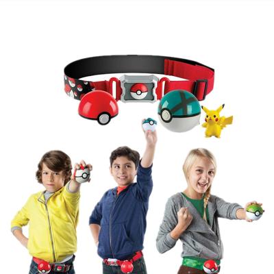 China 1 1 Pokemon Toy Belt Pokemon Retractable Pokeball Pokemon Boxed By Belt Toy Belt for sale