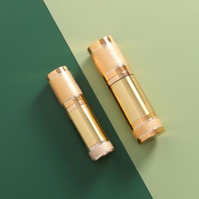 China Cosmetic Pump 15ml Airless Foil For Cosmetics Golden Airless Cosmetic bBottles for sale