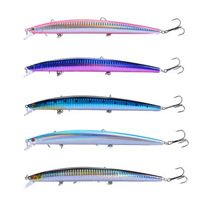 China Wholesale YX-0 180mm Fish Lure 24g VIB Metal Laser Distant Possibility Heavy Downhill Pencil Lure for sale