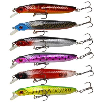 China YX-01 Wholesale 10cm Fish Plastic Fishing Bass 8g Lures Baits With Treble Hook for sale