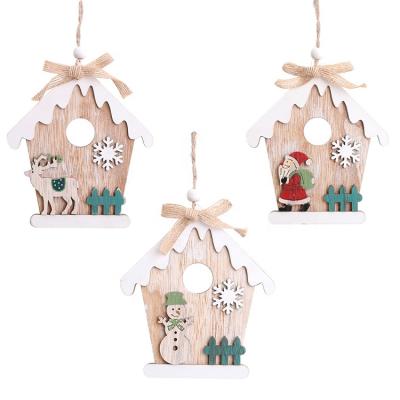 China Wholesale High Quality Christamas Decoration Christmas Hanging Outdoor Decorations Christmas Wood Decorations for sale