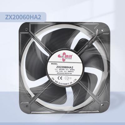 China Factory small axial fan 20cm 20060mm cabinet 220v ball bearing box cooling equipment pure copper fan ac motor fan for sale