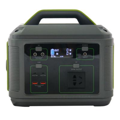 China Machine- the most eager rechargeable DC camping 500W AC power station 500W 110/220V lithium battery solar portable power bank for sale