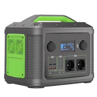 China Most Eager Multi-Function Portable Rechargeable Emergency Power Bank Type C Solar Energy Generator 1200W 220V/110V 50/60Hz for sale