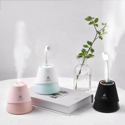 China Car 3 Colors Ambient Light In 1 Diffused Iceberg Ultrasonic Air Humidifier 230ML USB Aroma With LED Light And 7 USB Fans Customize for sale