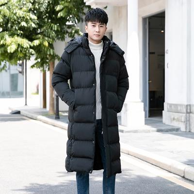 China MJMU43A Viable Warm Thick Hooded Size Men's Clothing Jacket Plus Size Long Fleece Jacket Coats Man Long Coat for sale