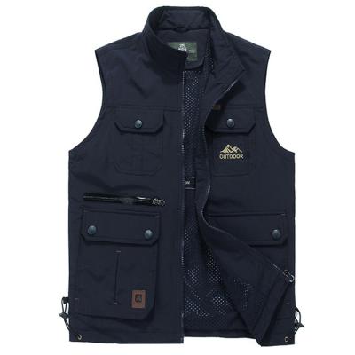 China QUICK-DRY Spring Multi-pocket CMMX2115 Men's Sports Vest Male Outdoor Travel Vest Photography Vest Vest for sale