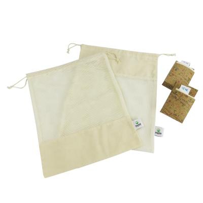 China OEM/ODM Product Large Product Drawstring Packing Bag Food Mesh Cotton Bag Eco Friendly Moisture Proof Bulk Set for sale