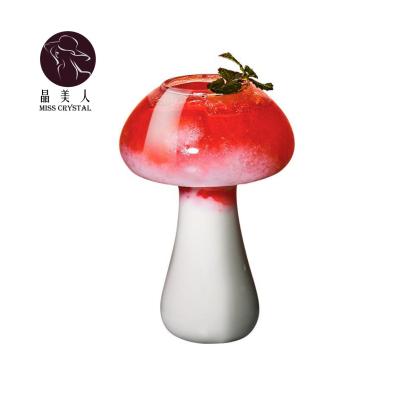 China No Mushroom Design Novelty Ins Style Drinks Cup 380ml Popular Cocktail Glass For KTV Bar Night Party for sale