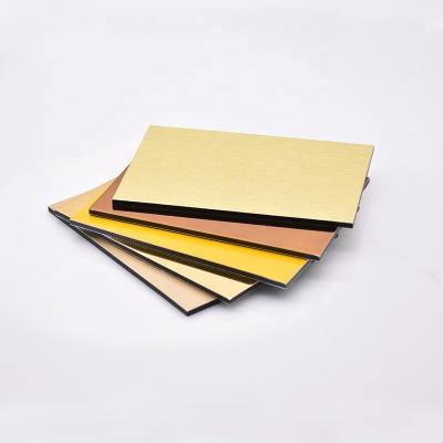 China Modern Hot Selling 5mm Mirror Faced Gold Bond Exterior Aluminum Composite Panels for sale