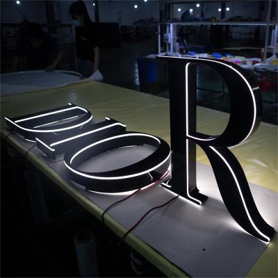 China Custom Signs Business Custom Backlit Sign Logo Luminous Backlit Letter Sign Outdoor Led Signs 3d Channel Letters for sale