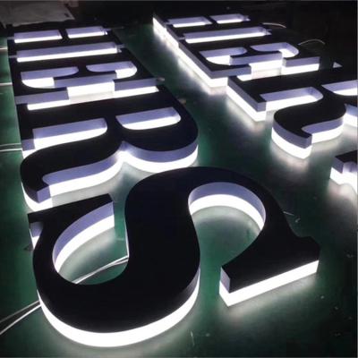 China Luminous 3d LED Signs Runway Edge Beacon Channel Letters Acrylic Outdoor Backlit Signage For Business for sale