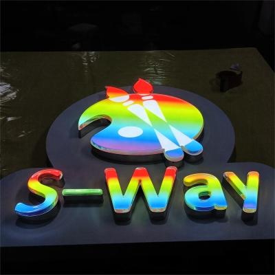 China Newcomer Customized Signs Jelly Channel 3D Luminous Led Signage Led Letter Sign Acrylic Letters Sign For Indoor Advertising for sale