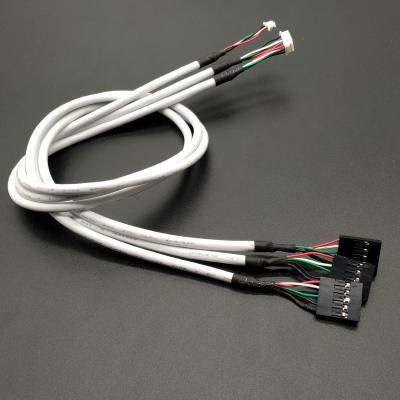 China Dupont 2.54mm Pitch Custom Electronic Connector Single Row Double Rows Connectors Wiring Cable Harness for sale