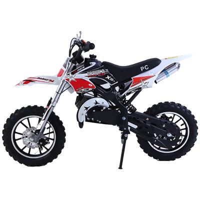 China New Fashion 2 stroke Mini Dirt Bikes Pull Start Gas Mini Motorcycle 49cc For Kids Pca01 for sale