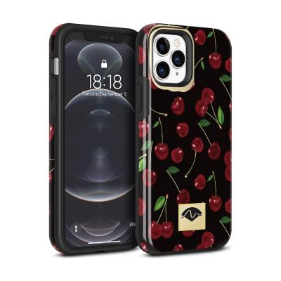 China Multifunctional IMD Printed Cherry Custom Design Silicone Soft TPU Mobile Phone Cases For iPhone 13 12 11 pro Max Back Cover for sale