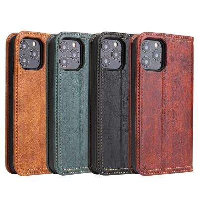 China High Quality Multifunctional Factory 2 in 1 Tree Pattern Genuine Leather Phone Case with Card Slot Wallet for iPhone 13 12 Pro Max 11 Back Cover for sale