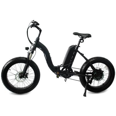 China Latest Lady Tire 20 Inch 48v 500w Aluminum Alloy 2022 Fat Hot High Quality Electric Bicycle Drive Tires Snow Folding City Ebike For Woman for sale