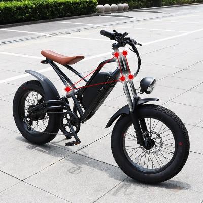 China High carbon steel Easy Rider Fast Delivery Newest Full Suspension Ebike 350w 500w 750w Electric Bike 20