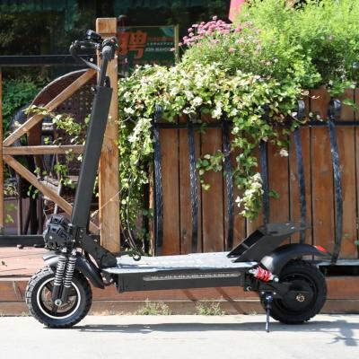 China Aluminum Alloy Electric Scooter 10inch 1200w Adults E Scooter Fold E-scooter Fast Powerful Foldable Electric Scooters 72v Double Motor for sale