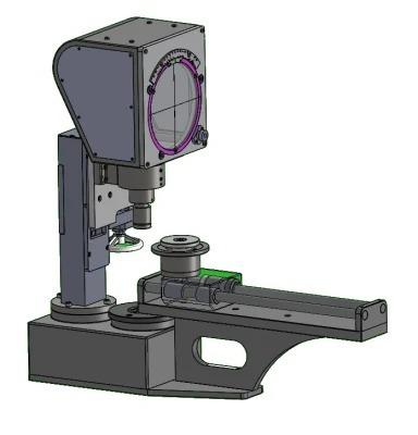 China Saw blade testing machine projector for measuring angles OP-20 for sale