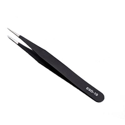 China ESD Stainless Steel Tweezers ESD Surgical Tweezers 10 Unrated for sale