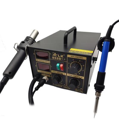 China Machinery Repair Shops LK852D++ Digital Display Double Soldering Station Rework Station for sale