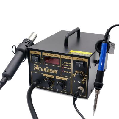 China LK852D+ Machinery Repair Shops Digital Display Rework Station Soldering Station Soldering Iron for sale