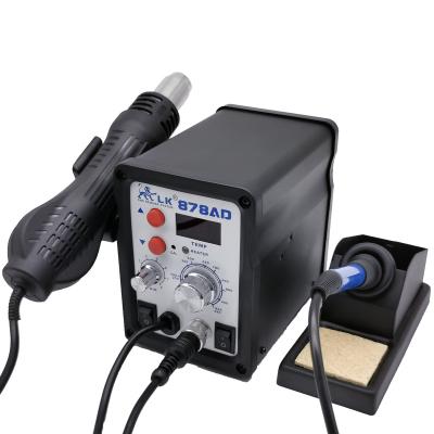 China LK 878A Digital One Station Soldering Irons Machine Repair Shops Two Temperature Control Rework Station for sale